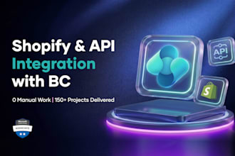 integrate shopify third party apps and apis with business central
