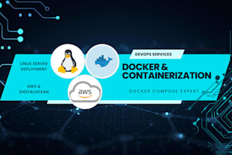 dockerize your application and write docker compose