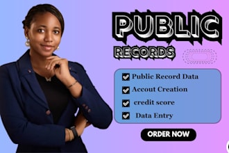 do public records creation with bot