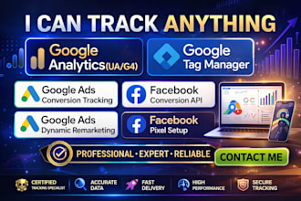 setup meta facebook pixel, google analytics 4, and ga4 server side tracking