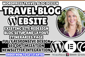 travel blog website design travel guide website travel blog website redesign