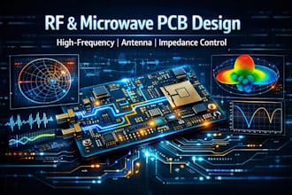 design professional rf microwave and antenna pcb for high frequency applications