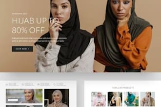 build a high converting abaya shopify store, fashion shopify store, dropshiping