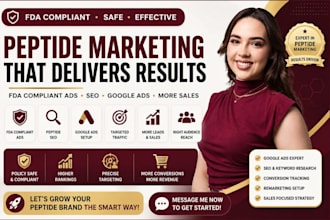 setup peptide marketing fda complaint peptide ads peptide seo peptide google ads