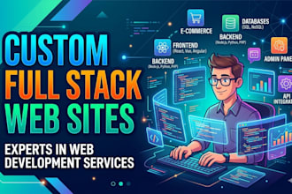 develop custom full stack ai powered websites using modern technologies