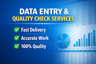 do data review, quality checking, and simple data entry tasks