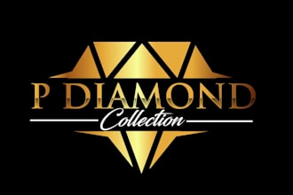 create a custom diamond logo with branding