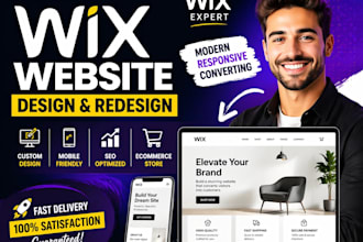 do wix website design, redesign business wix website, website development