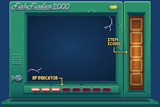 create professional pixel art game gui