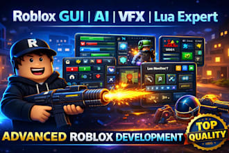 design professional roblox UI UX for multiplayer game interfaces