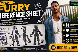 design furry ref sheet, anthro ref sheet, kemono ref, protogen ref sheet