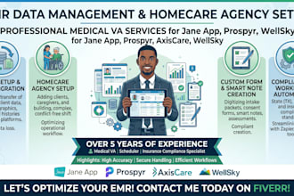 expertly setup, migrate, and manage your emr data and custom forms