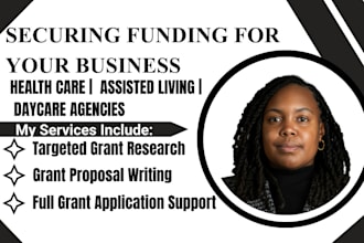 do startup assisted living,  grant research, grant proposal, apply for grant