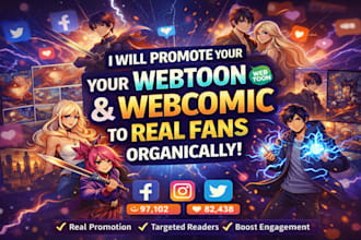 grow your webtoon readership with real audience