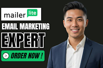 mailerlite email marketing setup, mailerlite automation and landingpage design