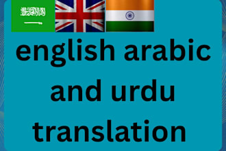 professional english arabic and urdu translation