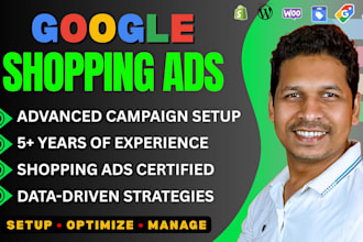 setup, optimize and manage google shopping ads