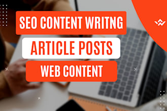 deliver SEO website content web copy website copywriting