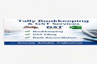 do bookkeeping in tally with gst and bank reconciliation