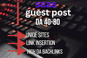 do saas link insertion guest post backlinks on high da saas blog
