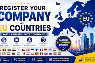 register your company in eu countries ireland, estonia, lithuania, uk, saudi vat