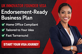 write UK innovator founder visa endorsement ready business plan