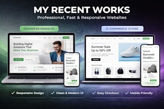build, develop, design, redesign custom website as a webdev