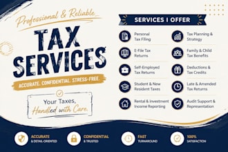 handle canada tax filing, cra returns, and tax planning