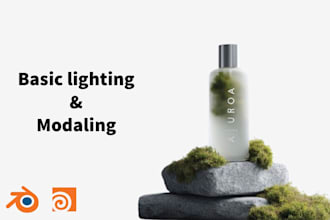 create realistic 3d cosmetic and product renders in blender
