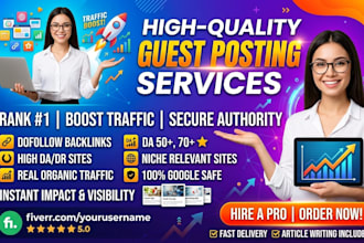 provide high da guest posting with dofollow backlinks