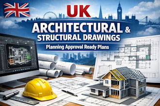 uk architectural structural drawings for planning approval