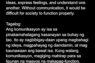 do a very accurate conversational filipino translations