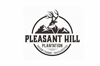 design awesome pleasant hill plantation logo