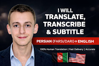 translate english and persian, native iranian translator