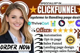 clickfunnels, sales funnel, samcart, thrivecart, landing page, leadpages