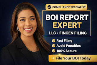 file boi report and llc registration fincen compliance filing