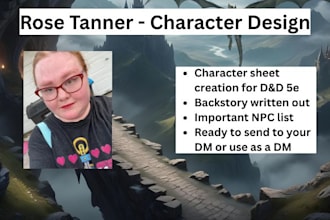 create a dungeons and dragons 5e character for you
