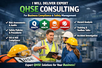 deliver expert qhse consulting for business compliance and safety management