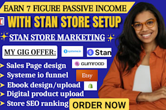 setup stan store gumroad payhip beacon stan store setup tiktok shop systeme io