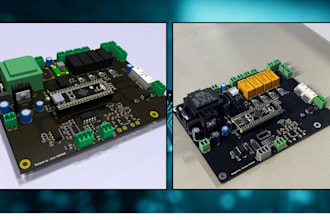 design pcb, schematics, gerber files, bom , 3d