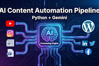 build custom ai automation pipelines content factories in python