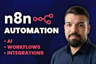 build n8n automation and ai workflows for your business operations