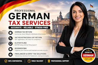 do german tax vat tax return elster filing steuerberater bookkeeping