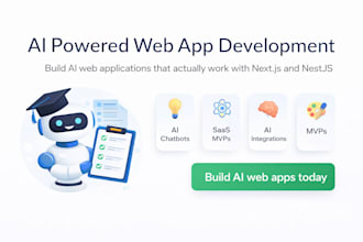 build an ai powered web app with nextjs and nestjs