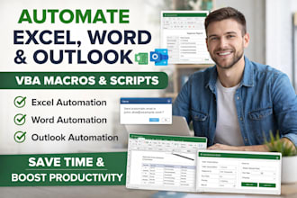 automate excel, word, and outlook using powerful vba macros