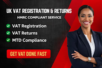 handle UK vat registration and returns with hmrc compliance