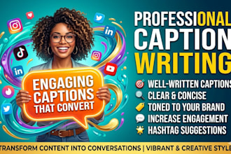 write engaging social media captions for your brand