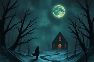 create dark art illustration