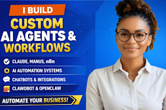 build custom manus ai agent claude code openclaw n8n clawdbot make com workflow