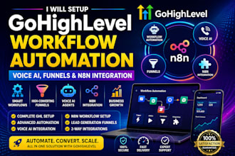 fix gohighlevel workflow, automation, voice ai, funnels, ai customer sup bots